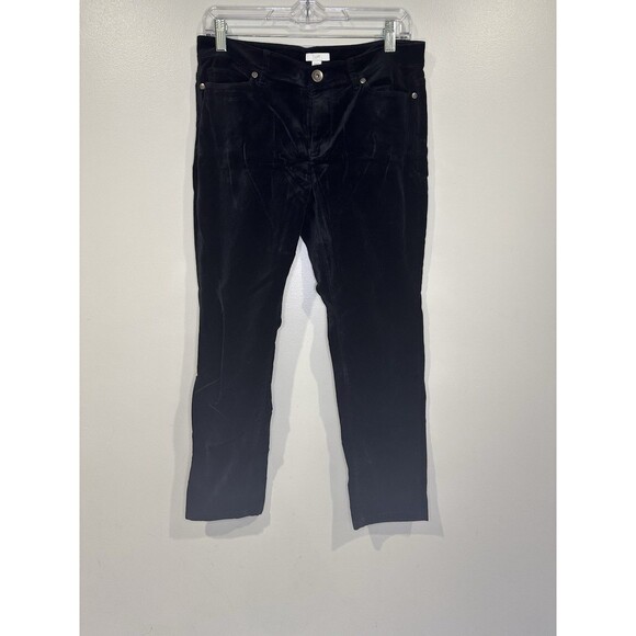 J. Jill Pants - J Jill Corduroy Pants Women's 10P Black Straight Leg Casual whimsigoth preppy